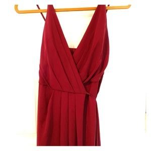 Maxi-wrap evening dress